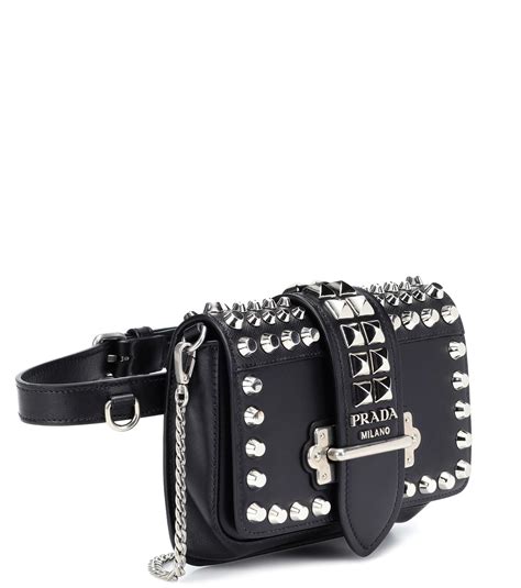 prada micro cahier bag price|Prada cahier studded bag.